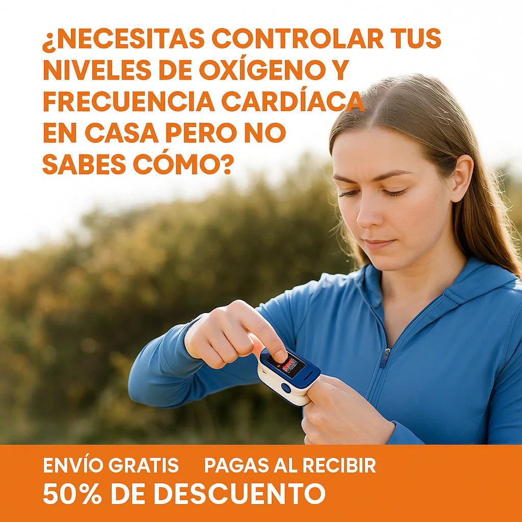 OXIMETRO DE PULSO 2 EN 1 50% DE DESCUENTO