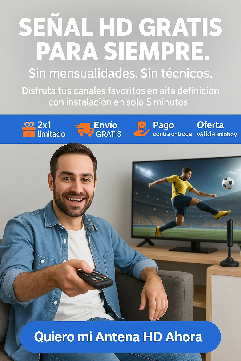 Antena Hd Max 2x1