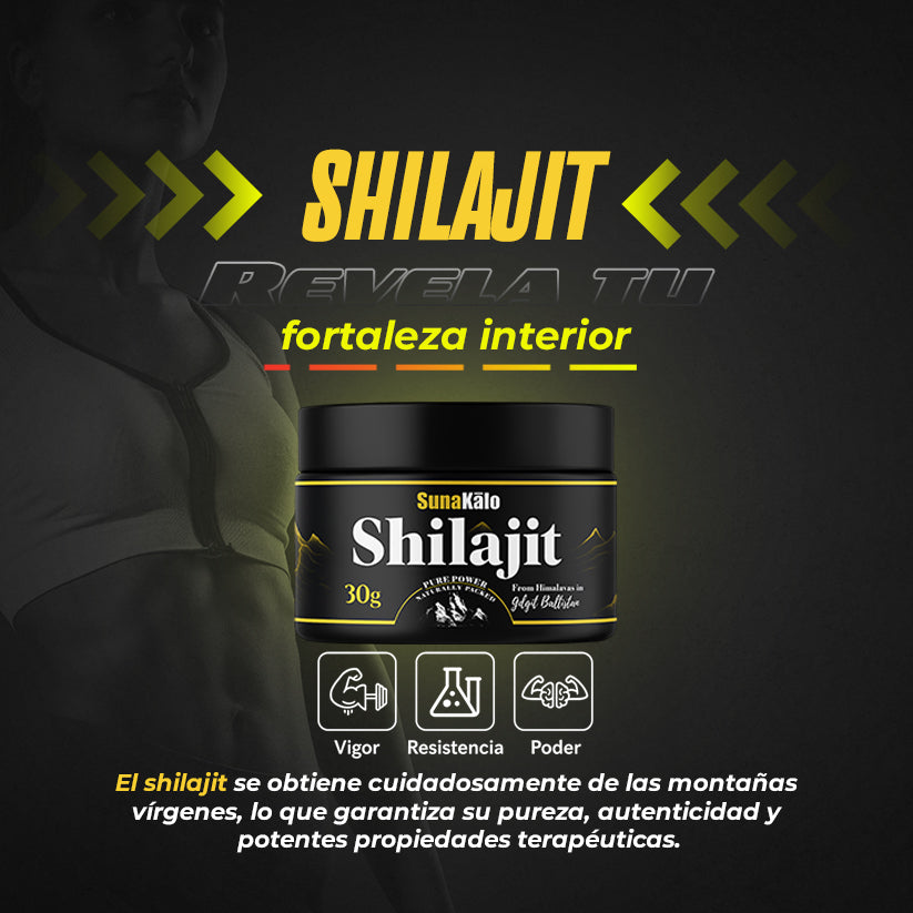 Shilajit – Energía natural, potencia real Oferta 3x1