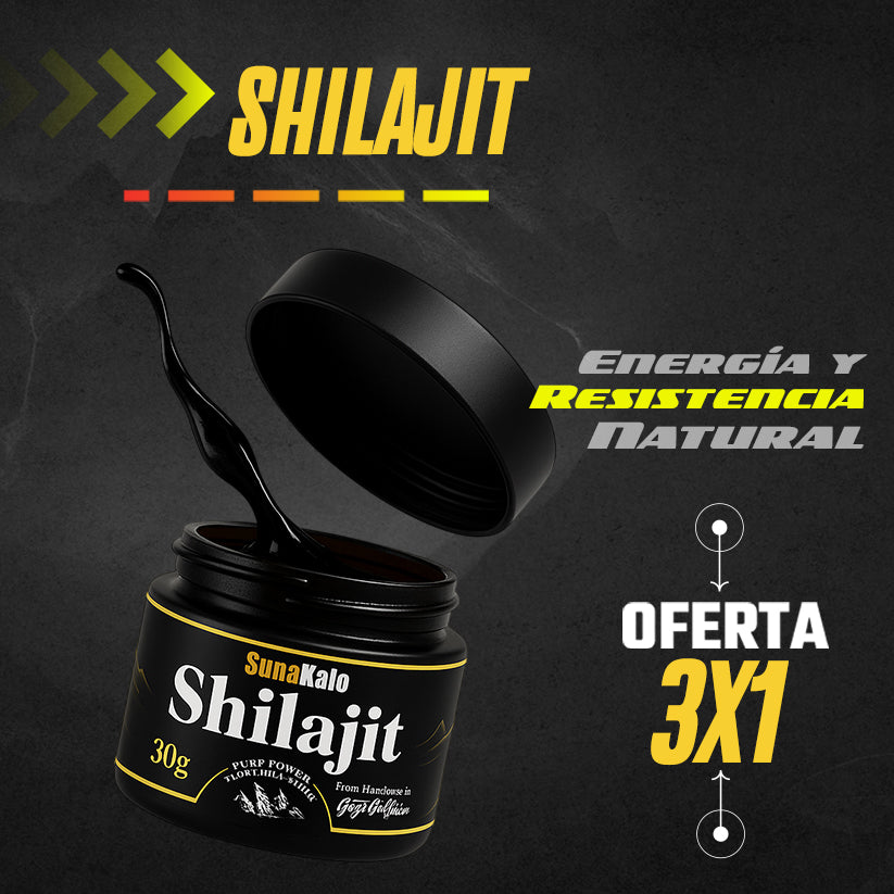 Shilajit – Energía natural, potencia real Oferta 3x1