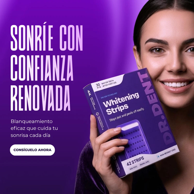 Tiras Blanqueadoras de Dientes - LUCE UNA SONRISA RADIENTE EN SEGUNDOS