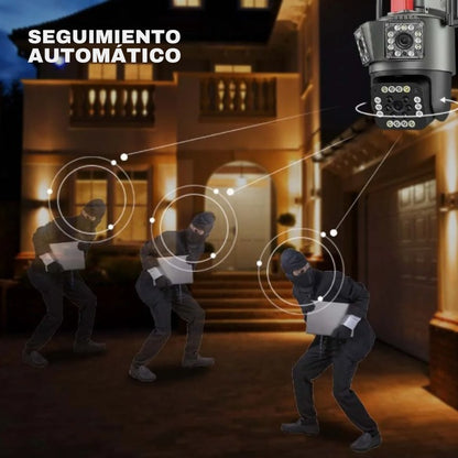 Camara de seguridad 3 lentes