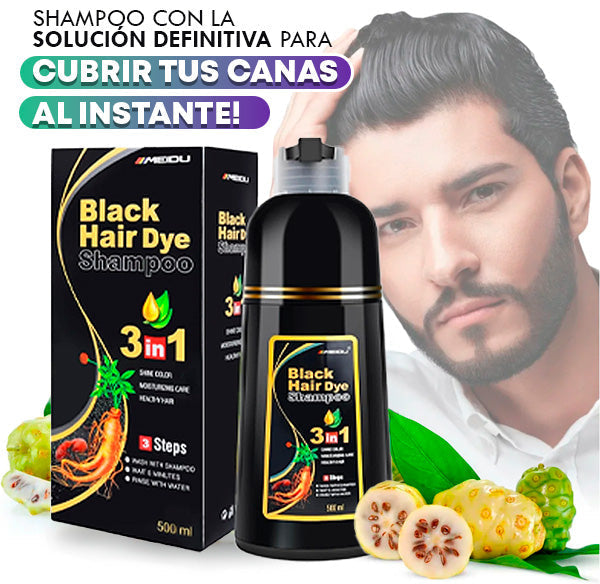 Shampoo Black Hair -Cubre Canas