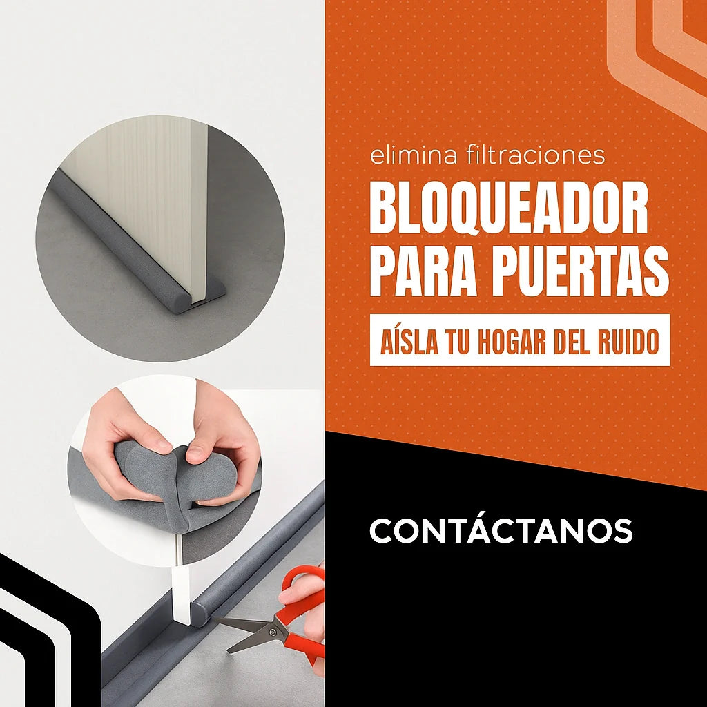 BLOQUEO DE RUIDO PARA PUERTAS 2 X 1