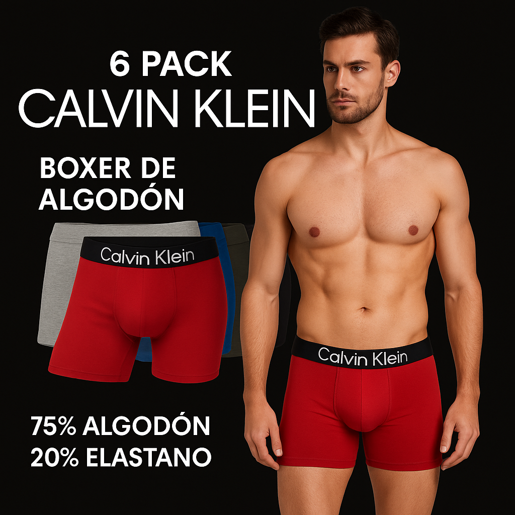 -NUEVO PACK DE 6 BOXER PREMIUM CK