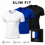 Pack 3 Camisetas Confort Slim Fit