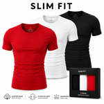 Pack 3 Camisetas Confort Slim Fit