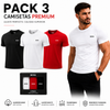 Pack 3 Camisetas Premium Slim Fit