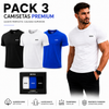 Pack 3 Camisetas Premium Slim Fit