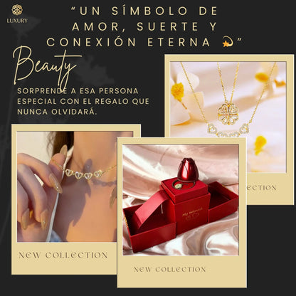 El collar 2 X 1 que enamora + caja de regalo sin costo