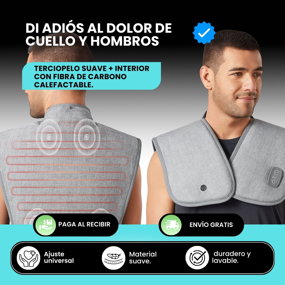 MASAJEADOR TERMICO DE HOMBRO Y CUELLO
